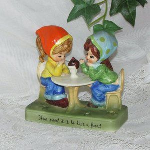 1973 Vintage GIGI Friendship Figurine HOW SWEET IT IS... 70's Girls Great Gift